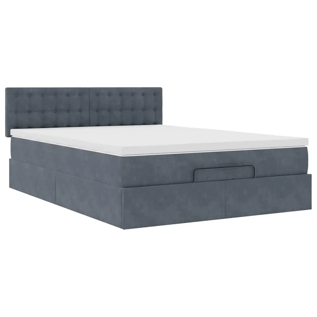 Queen Ottoman Bed with Pocket Spring Mattress