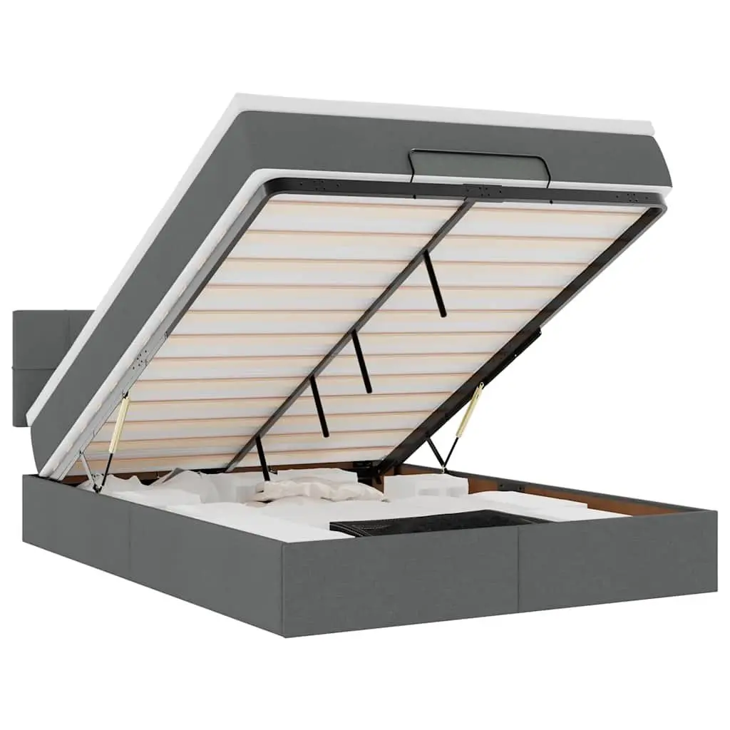 Queen Ottoman Bed with Pocket Spring Mattress