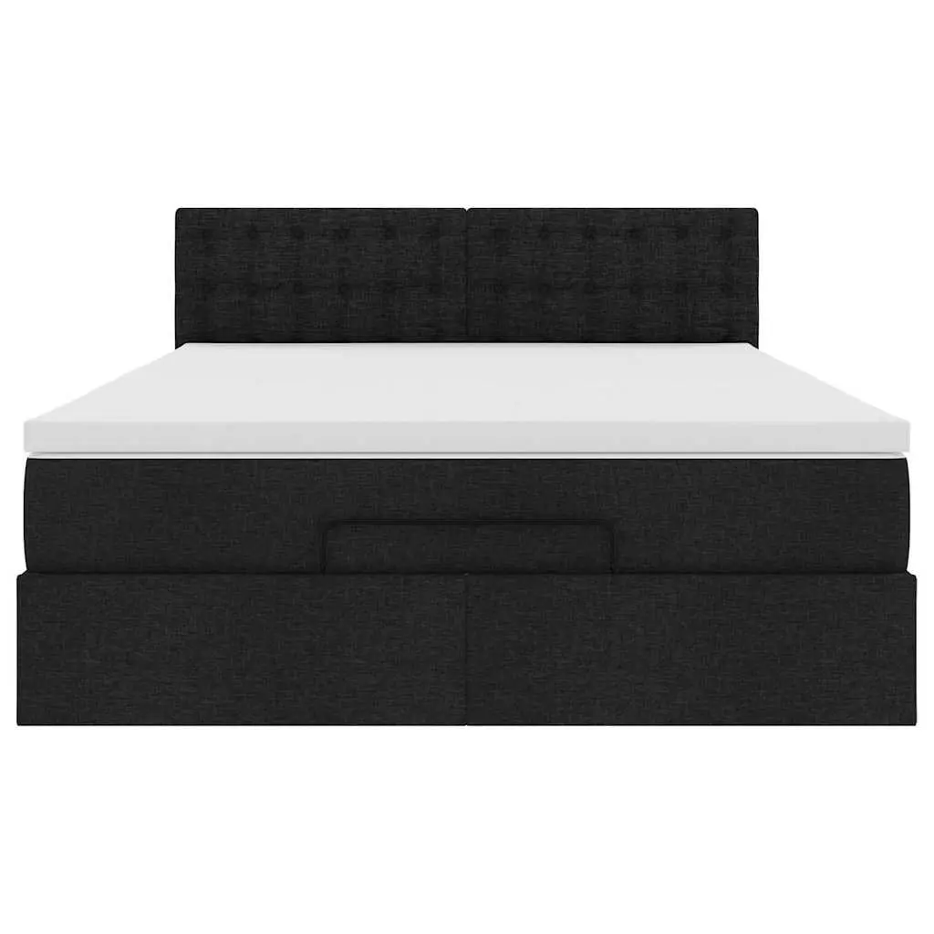 Ottoman Bed with Pocket Spring Mattress and LED Lighting