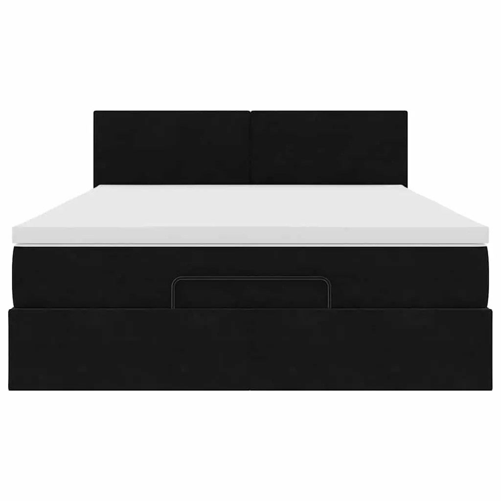 Ottoman Bed with Pocket Spring Mattress and LED Lights