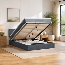 High-Quality Double Ottoman Bed with Pocket Spring Mattress