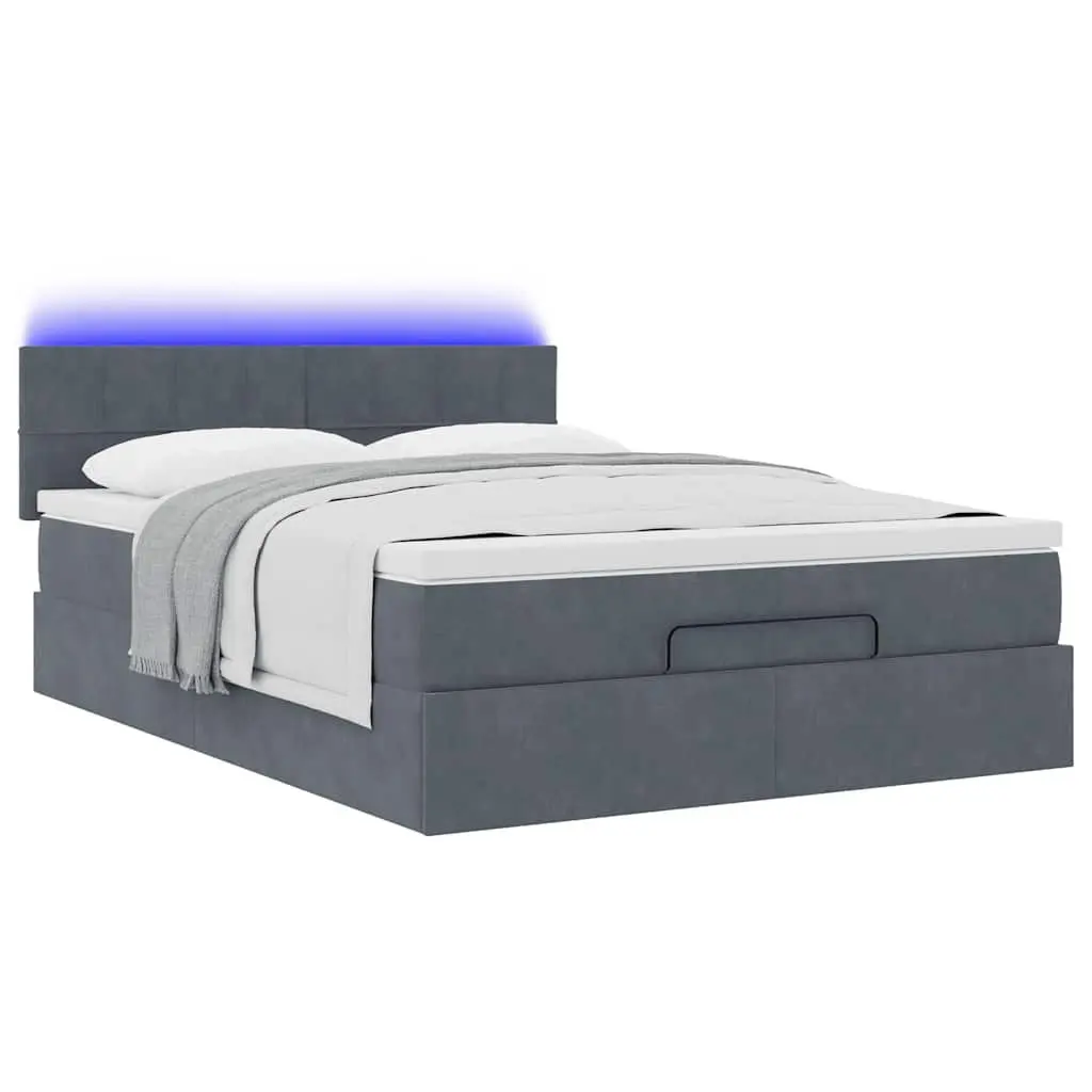 Double Ottoman Bed with Pocket Spring Mattress