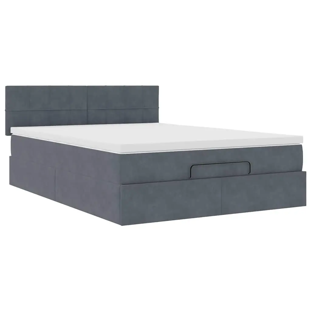 Double Ottoman Bed with Pocket Spring Mattress
