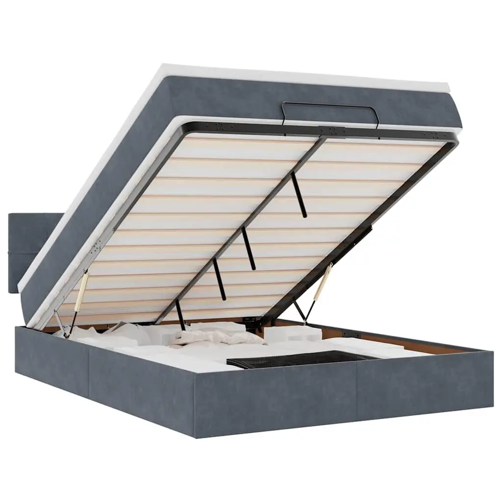 Queen Ottoman Bed with Pocket Spring Mattress