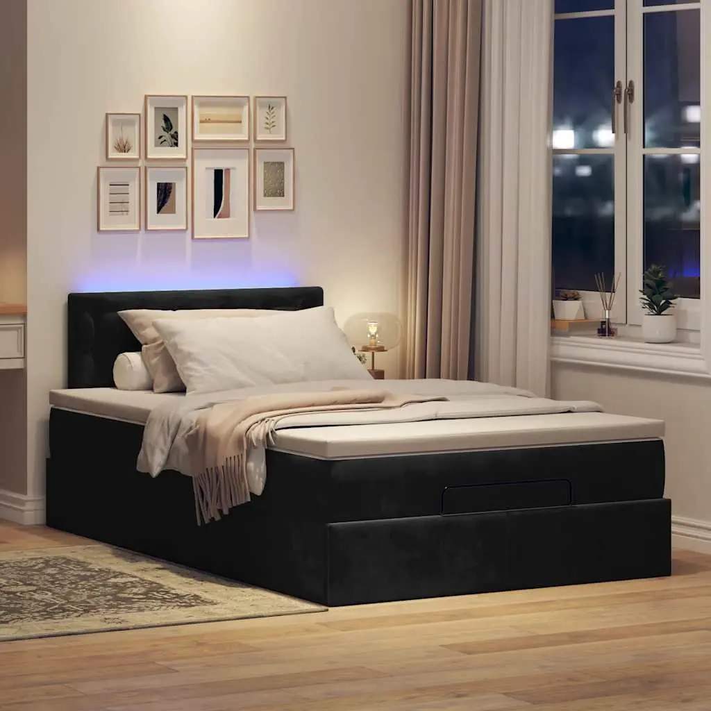 Ottoman Bed King Single with Pocket Spring Mattress