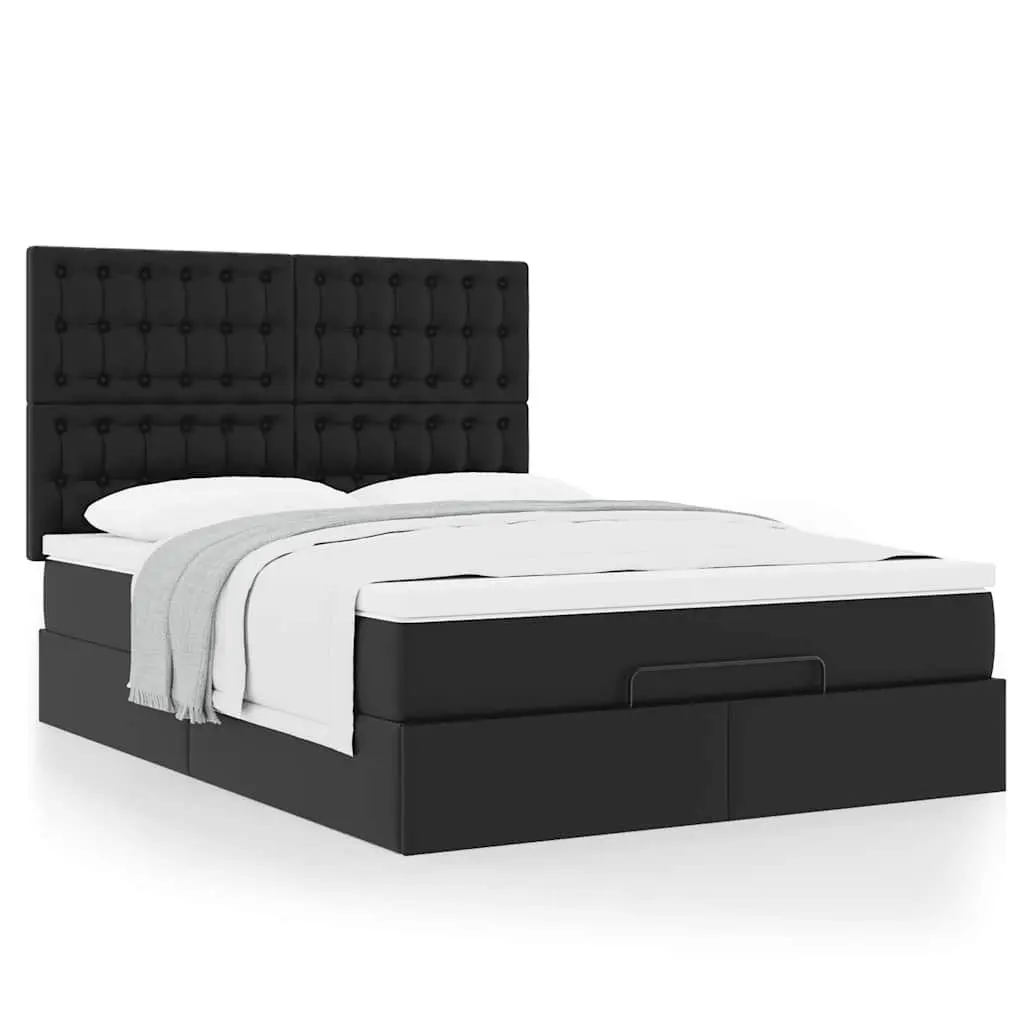 Queen Ottoman Bed Frame with Pocket Spring Mattress