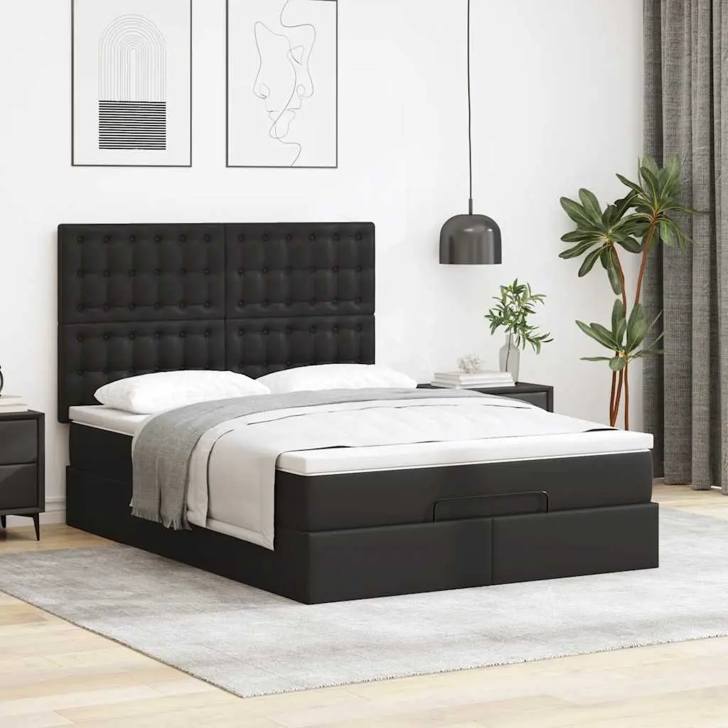 Queen Ottoman Bed Frame with Pocket Spring Mattress