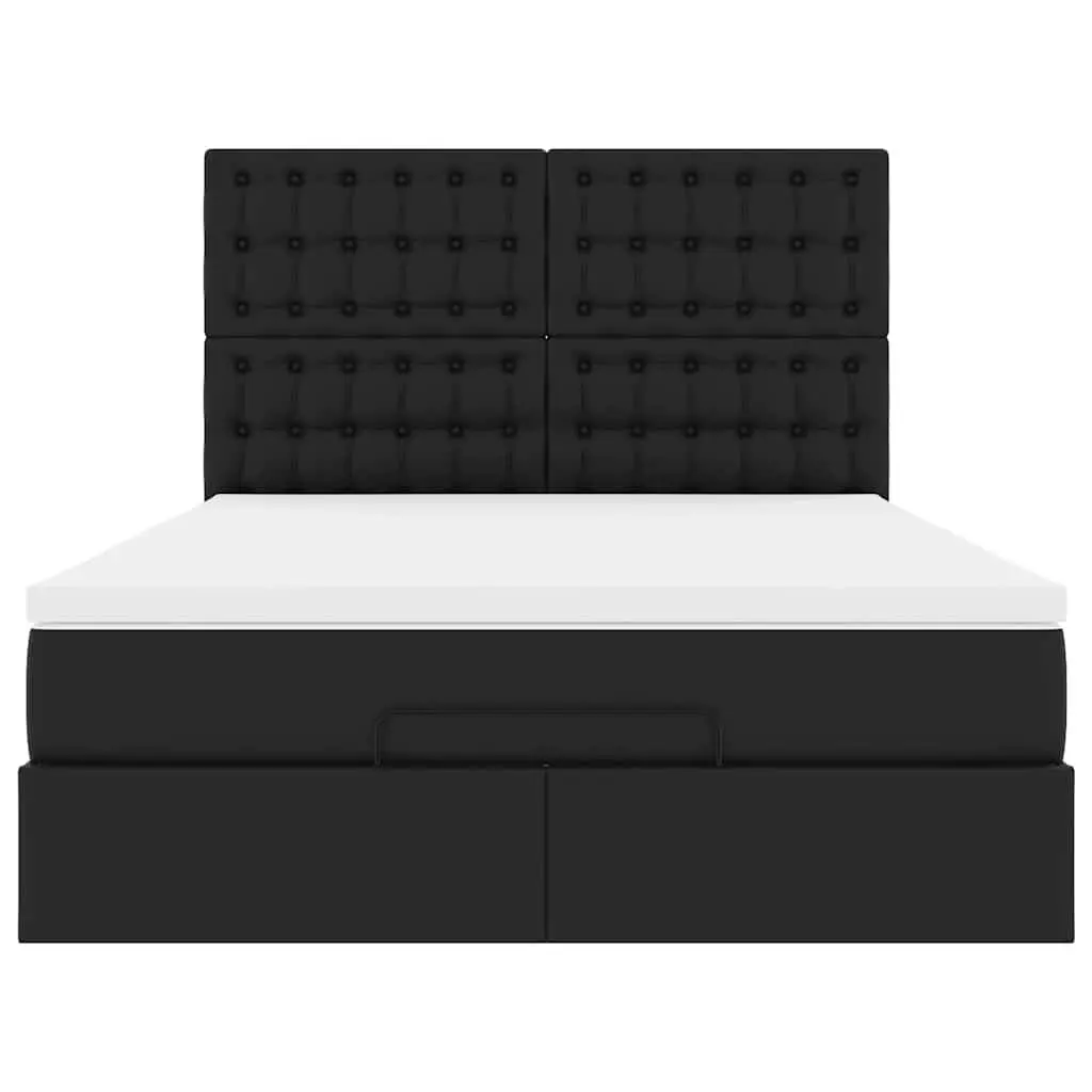 Queen Ottoman Bed Frame with Pocket Spring Mattress