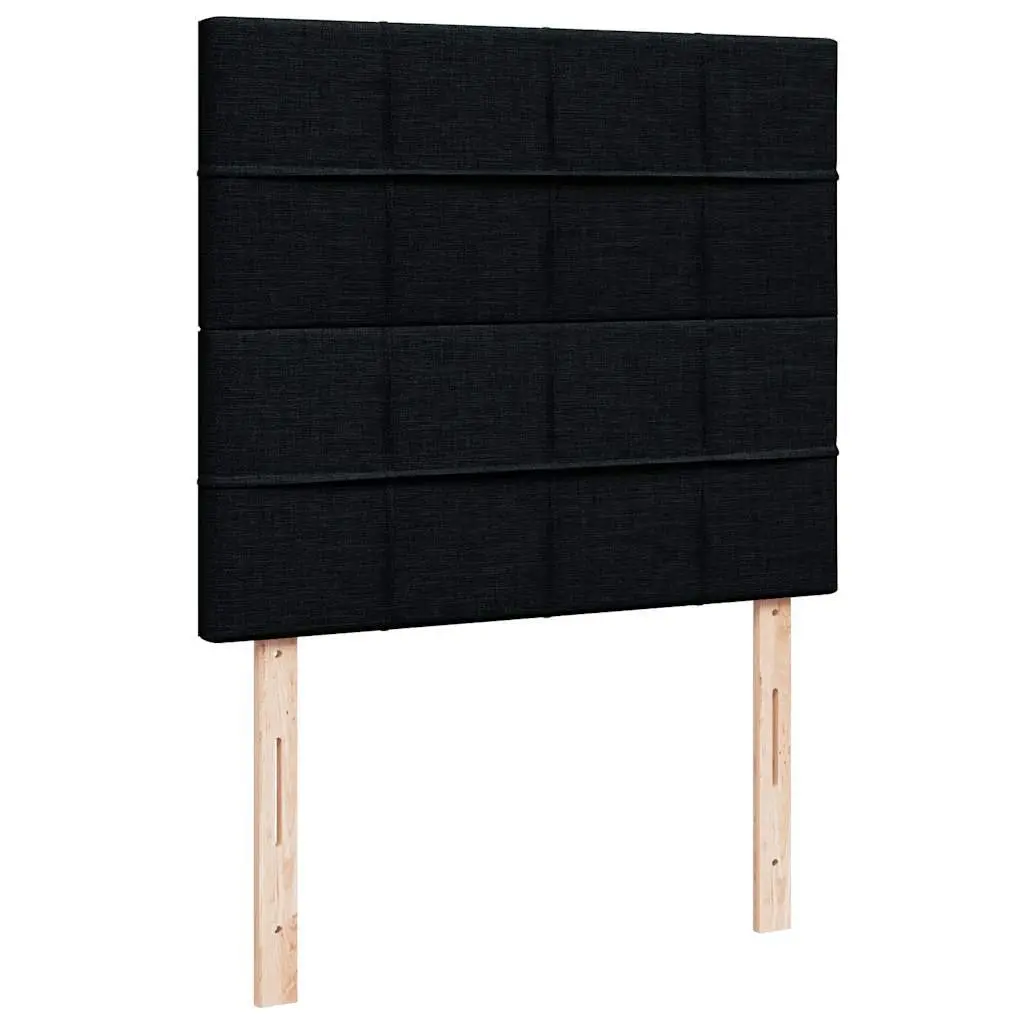 Black Ottoman Bed with Pocket Spring Mattress
