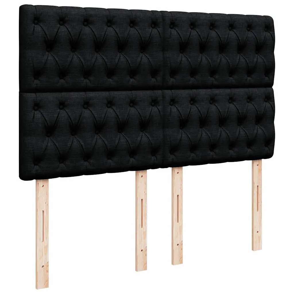 Ottoman Bed with Pocket Spring Mattress in Black
