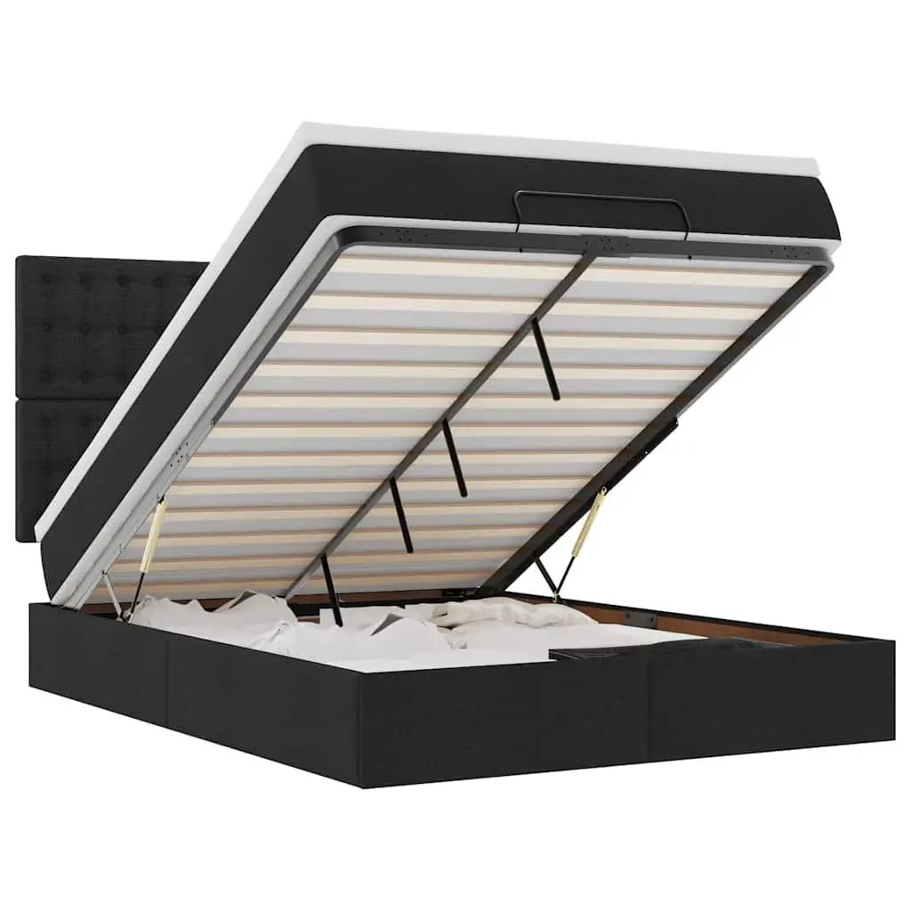 Double Ottoman Bed with Pocket Spring Mattress