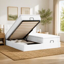 High-Quality Ottoman Bed King Single with Pocket Springs