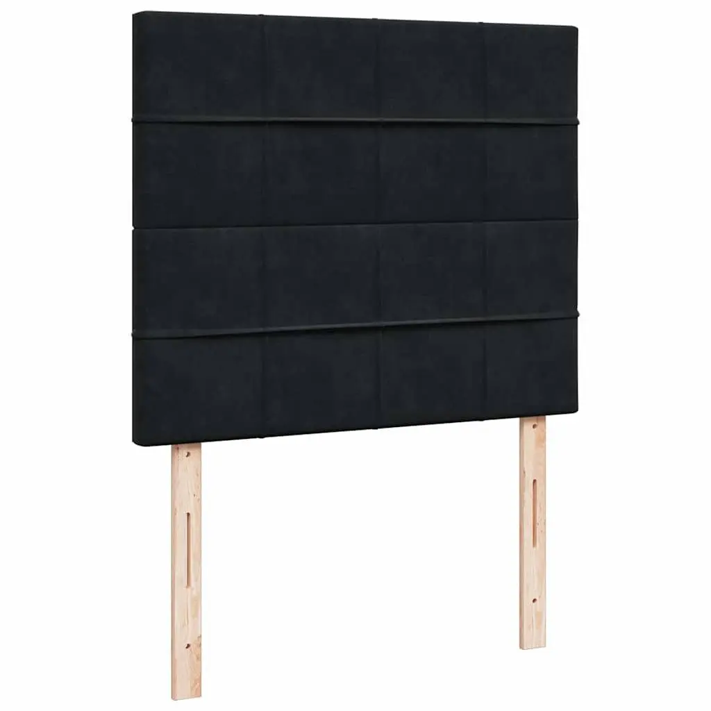 Ottoman Bed Velvet King Single Black Storage Lift Frame