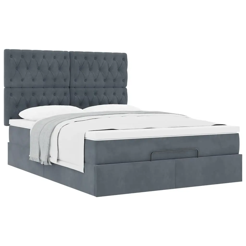 Queen Ottoman Storage Bed with Pocket Spring Mattress