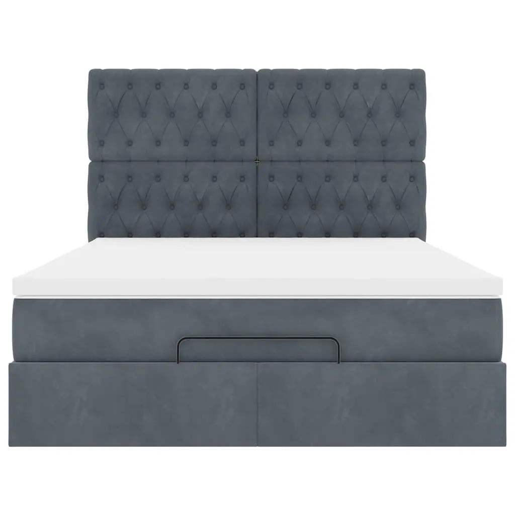 Queen Ottoman Storage Bed with Pocket Spring Mattress