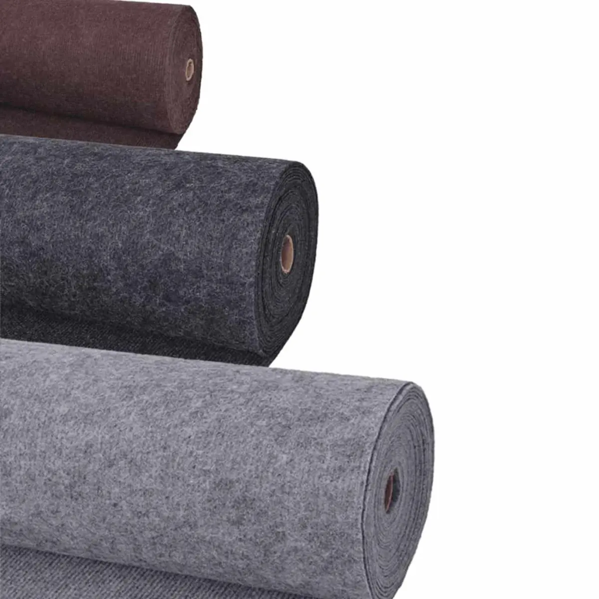 Anthracite Runner Rug 1.2 x 10m Polyester for Hallways