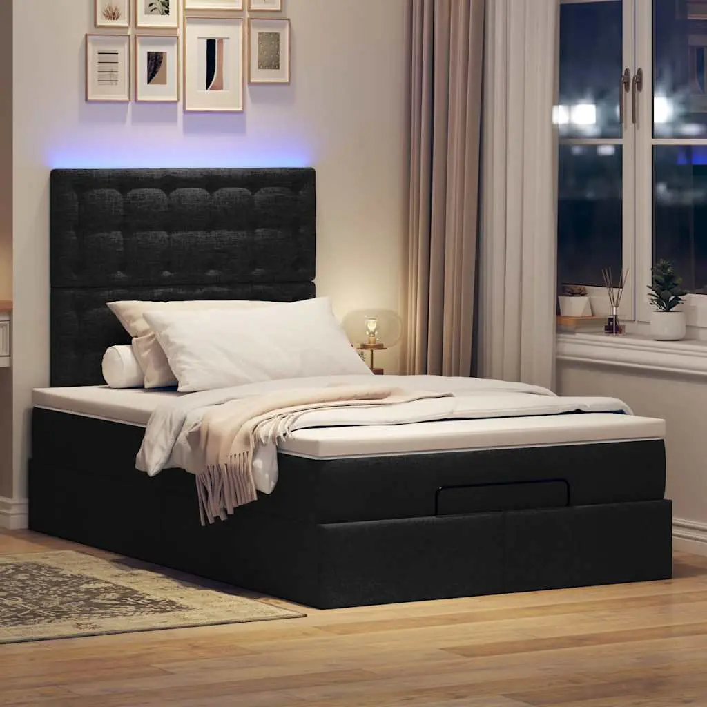 King Single Ottoman Storage Bed with Pocket Spring Mattress