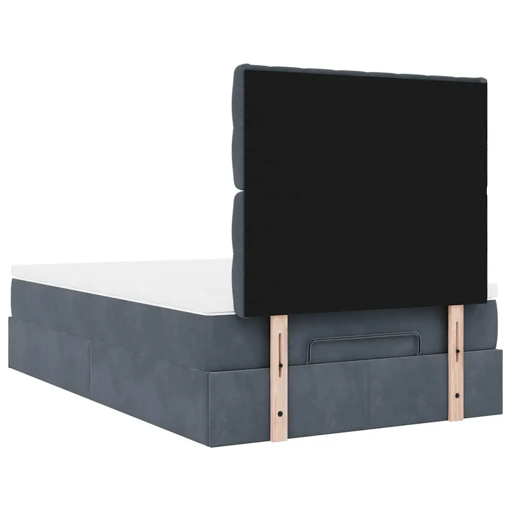 King Single Ottoman Bed with Pocket Spring Mattresses
