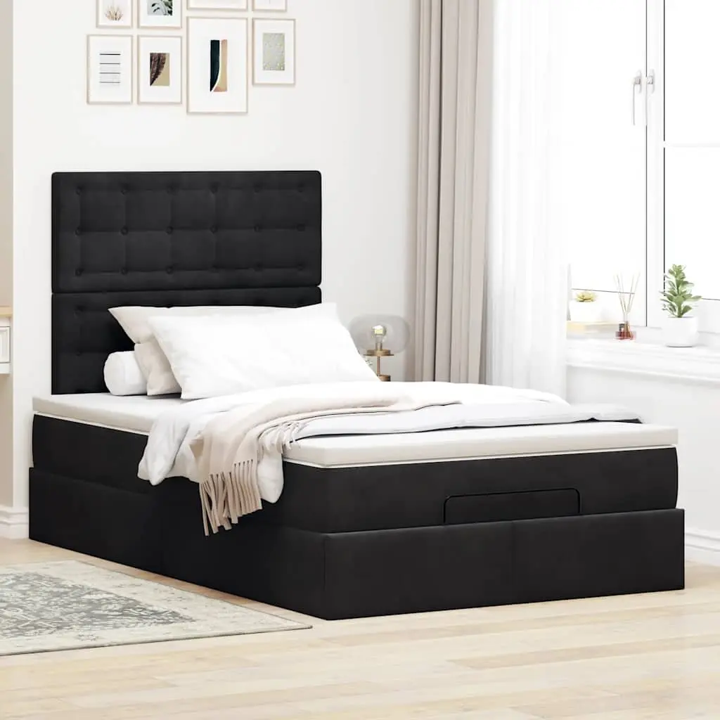 Ottoman Bed with Pocket Spring Mattress & LED