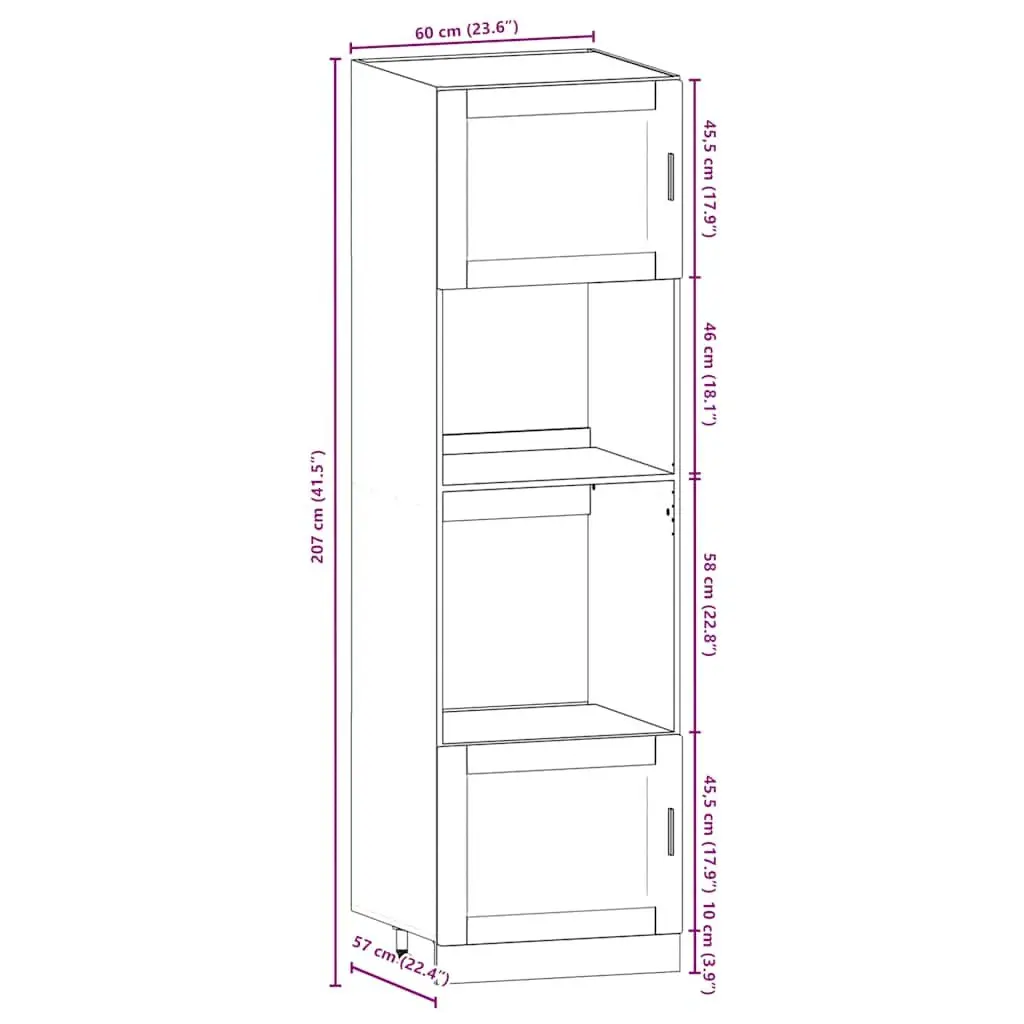 7 Piece White Kitchen Cabinet Set for Storage