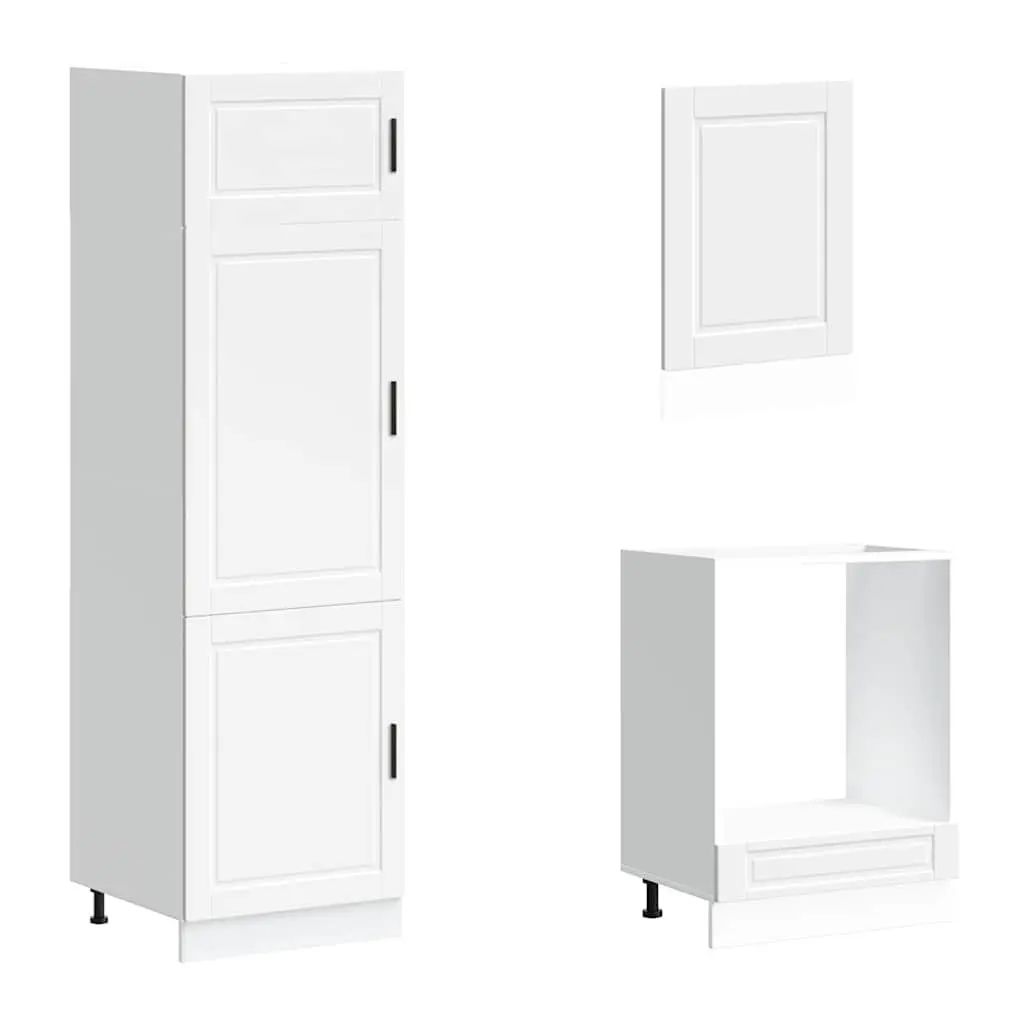 7-Piece Kitchen Cabinet Set in White