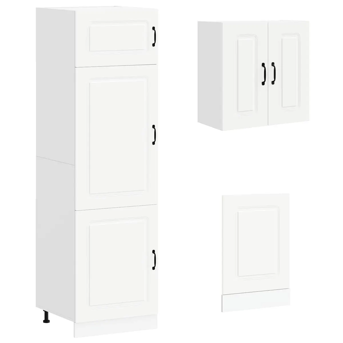 8 Piece Kitchen Cabinet Set in White