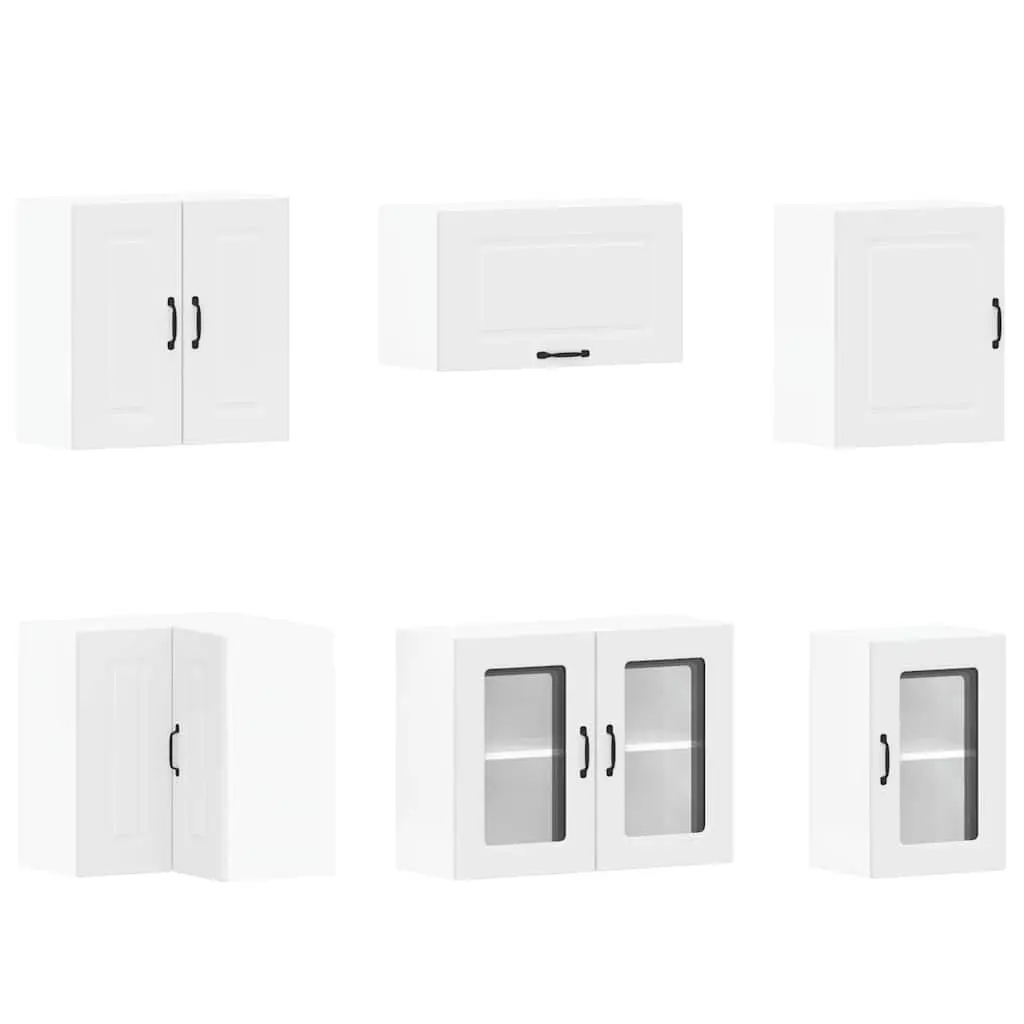 11 Piece Kitchen Cabinet Set in White