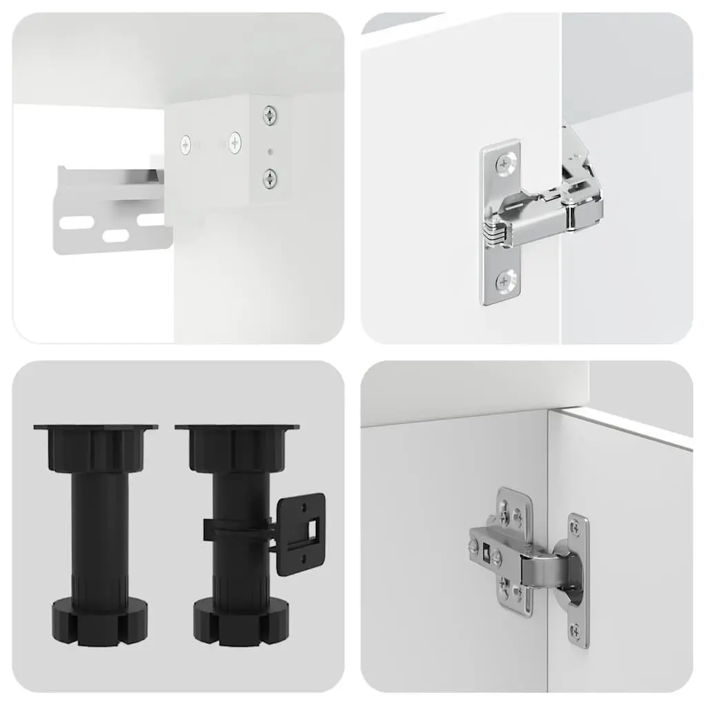 11 Piece Kitchen Cabinet Set in White