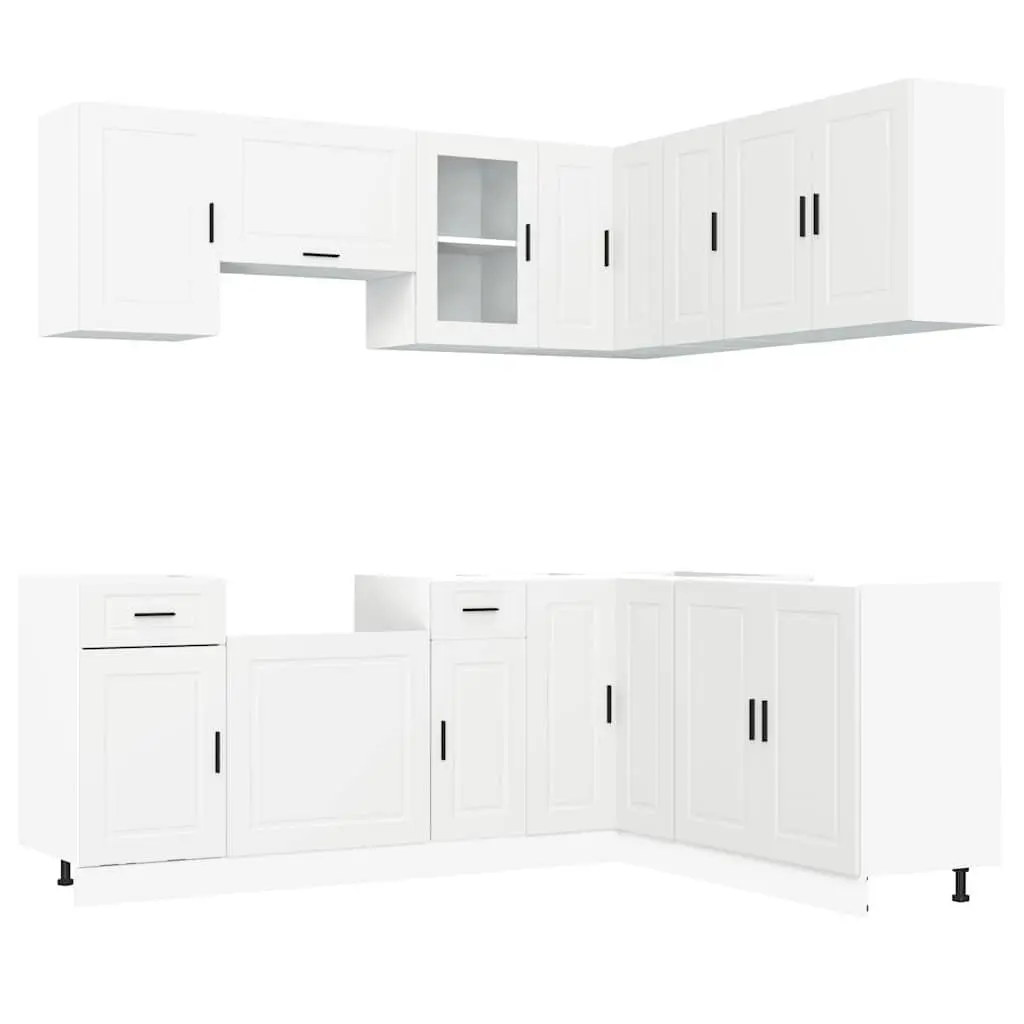 11-Piece Kitchen Cabinet Set in White