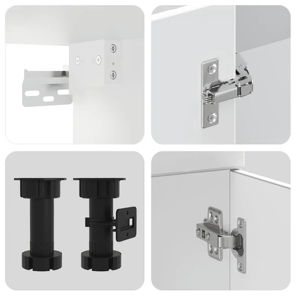 11-Piece Kitchen Cabinet Set in White