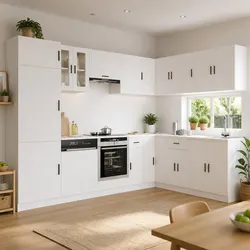 14-Piece White Kitchen Cabinet Set for Optimal Storage
