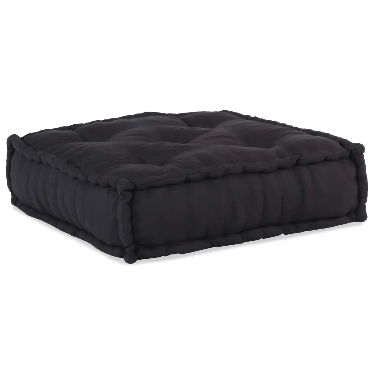Modular Sofa Unit Anthracite Fabric 210cm x 140cm x 56cm Indoor Outdoor Seating