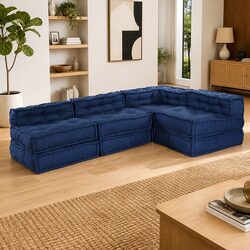 Indigo Modular Sofa Set with 4 Comfortable Pieces