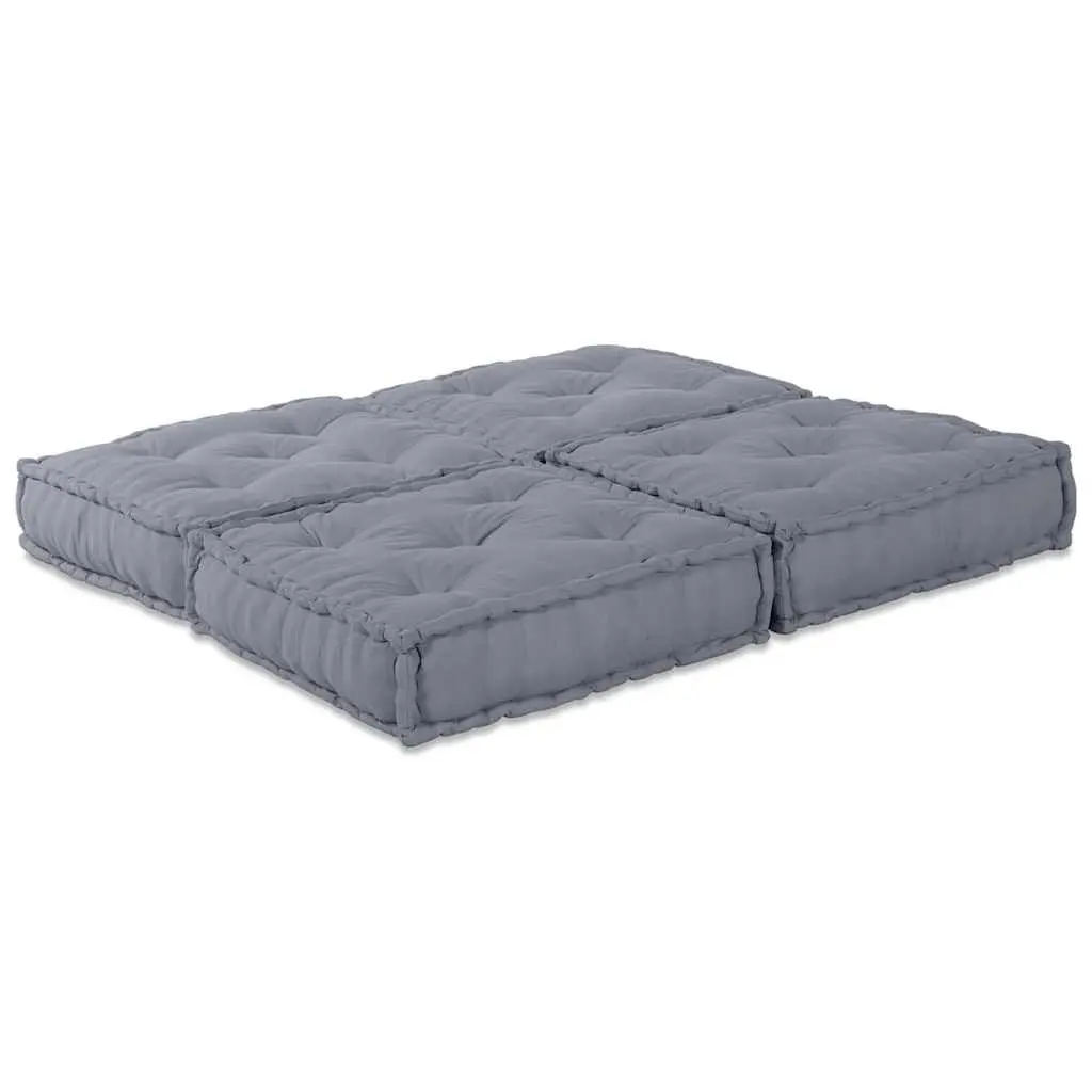Grey Modular Sofa Unit, 2 Pieces 140 x 70 x 36 cm