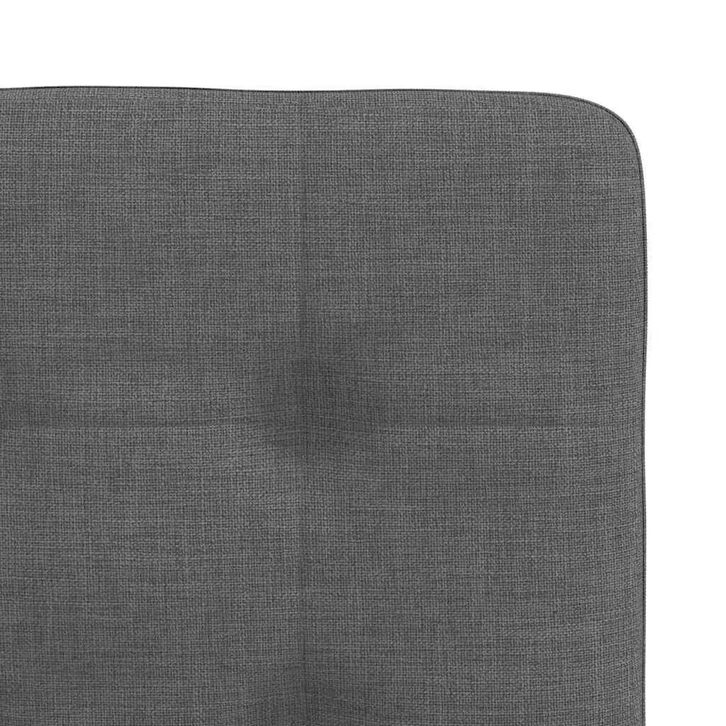 Grey Fabric Dining Chairs Set of 4