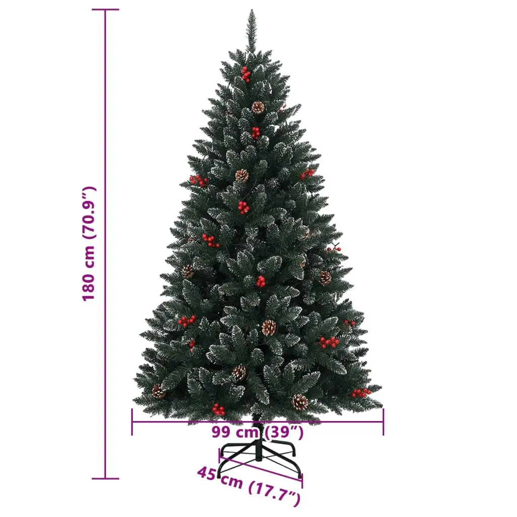 180cm Artificial Christmas Tree with 300 LED Lights