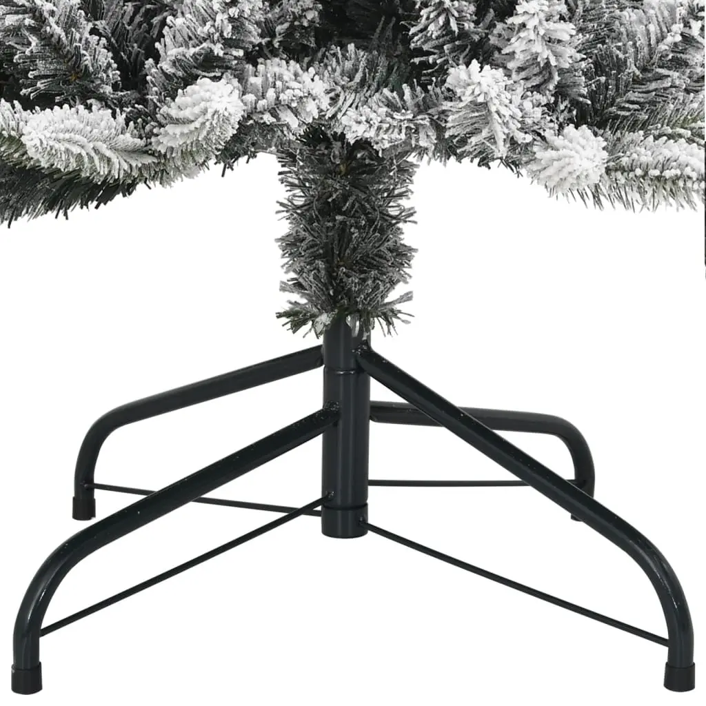 Artificial Christmas Tree PVC 150cm Flocked Snow Green