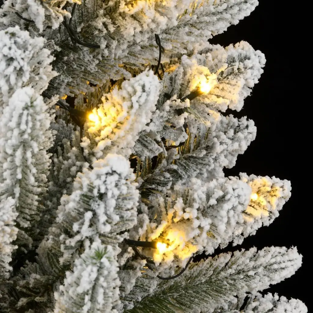 Artificial Christmas Tree PVC 180cm Green Flocked Snow