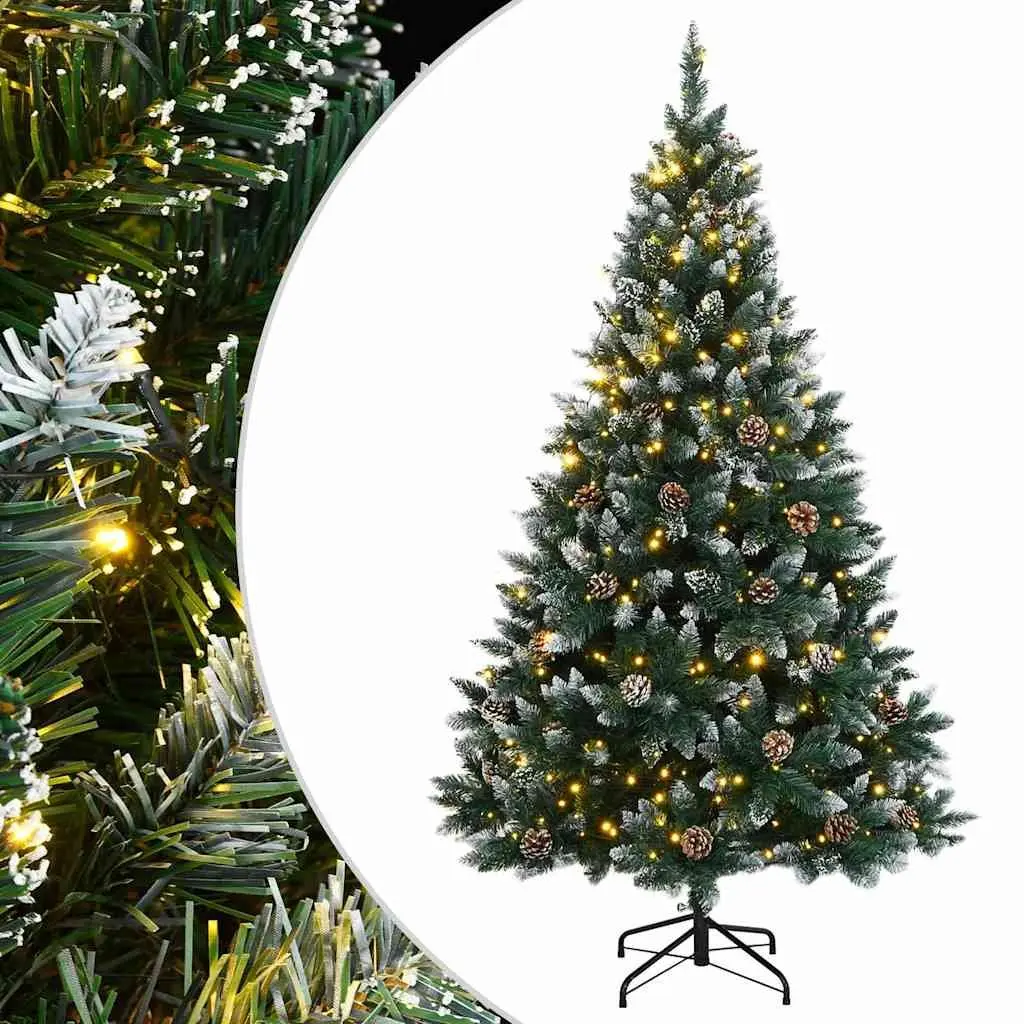 Artificial Christmas Tree PVC 120 cm Green 150 LED Lights
