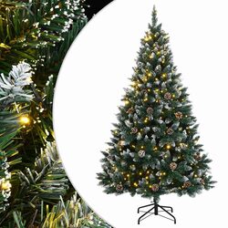Premium Green Artificial Christmas Tree 120 cm with 150 LED Lights