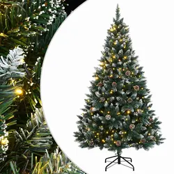 Premium Green Artificial Christmas Tree 120 cm with 150 LED Lights