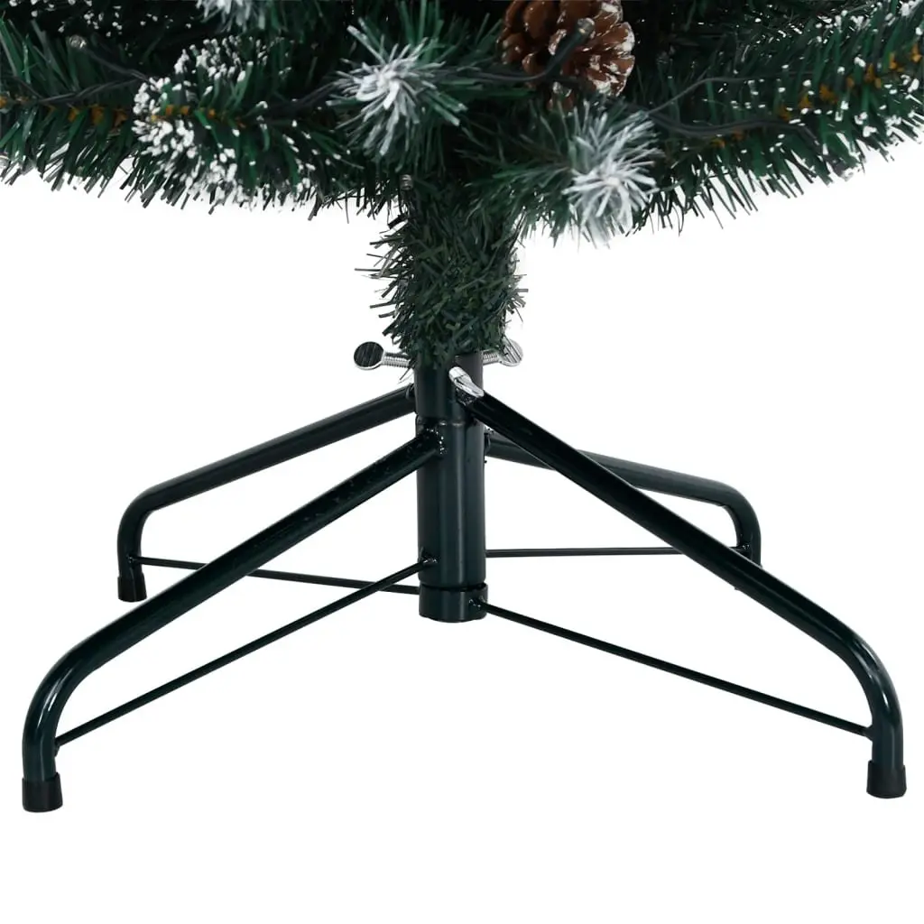 Artificial Slim Christmas Tree 150cm 150 LED Lights 8 Modes Green Xmas Decor