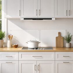 Durable Tempered Glass Kitchen Backsplash Splash Guard Set