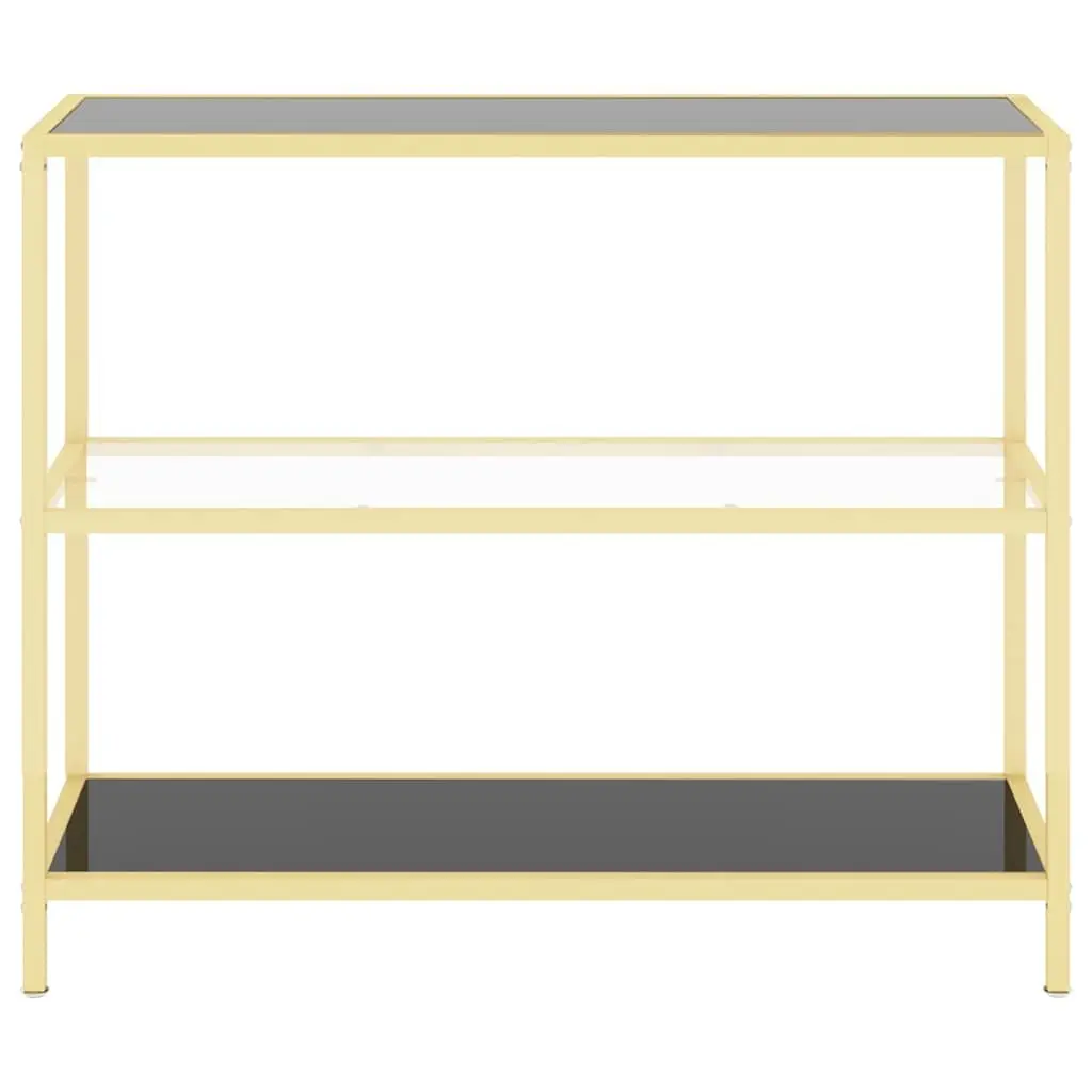 Standing Glass Shelf Unit Black Storage Bookcase Display Shelving Furniture