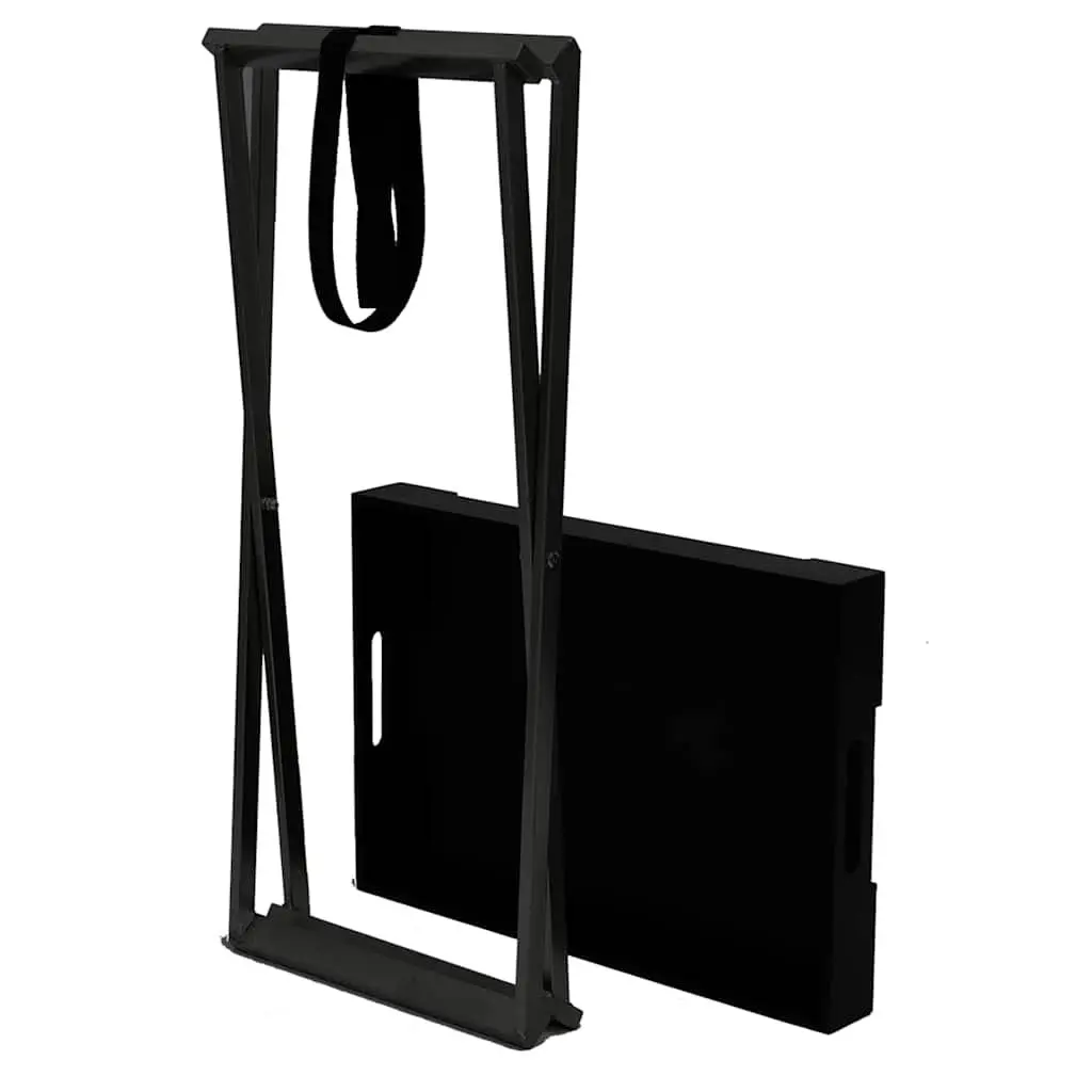 Folding Black Side Table for Indoor and Outdoor Use