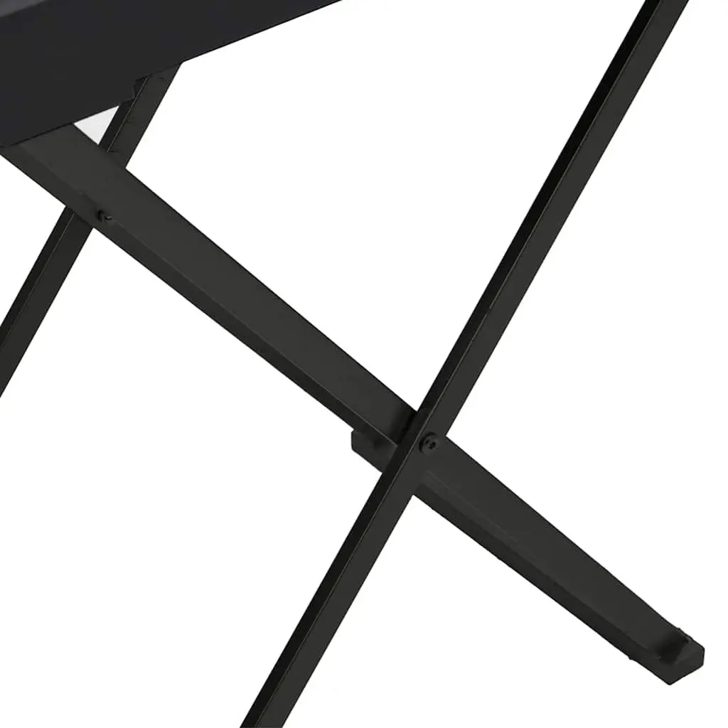 Folding Black Side Table for Indoor and Outdoor Use