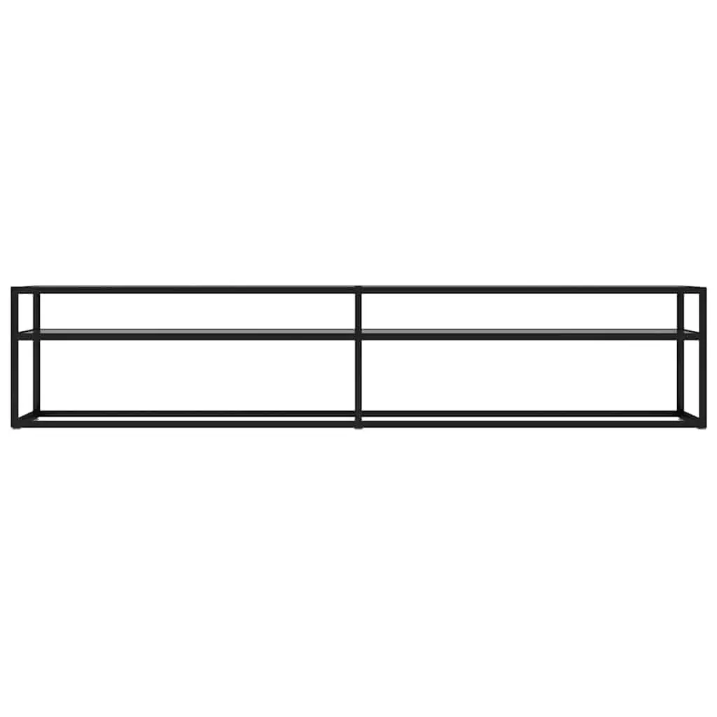 TV Cabinet Tempered Glass 200 x 40 x 40.5 cm Transparent