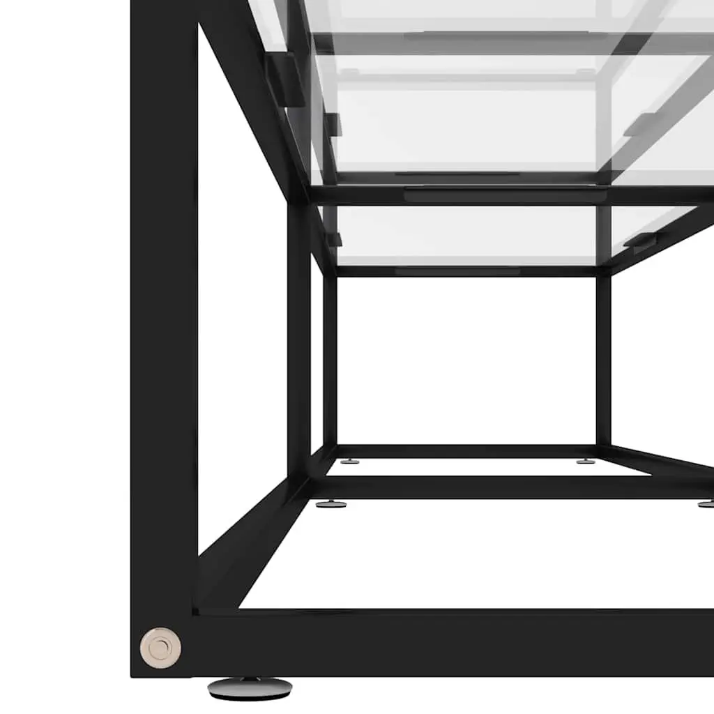 TV Cabinet Tempered Glass 200 x 40 x 40.5 cm Transparent
