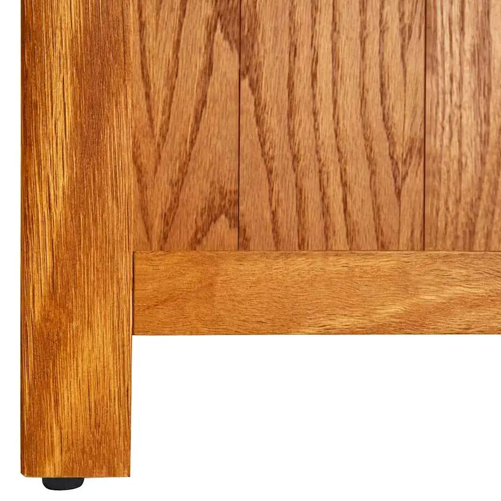 6-Tier Bookcase 52x22x180cm Solid Oak Wood Shelving Standing Shelf Display Unit