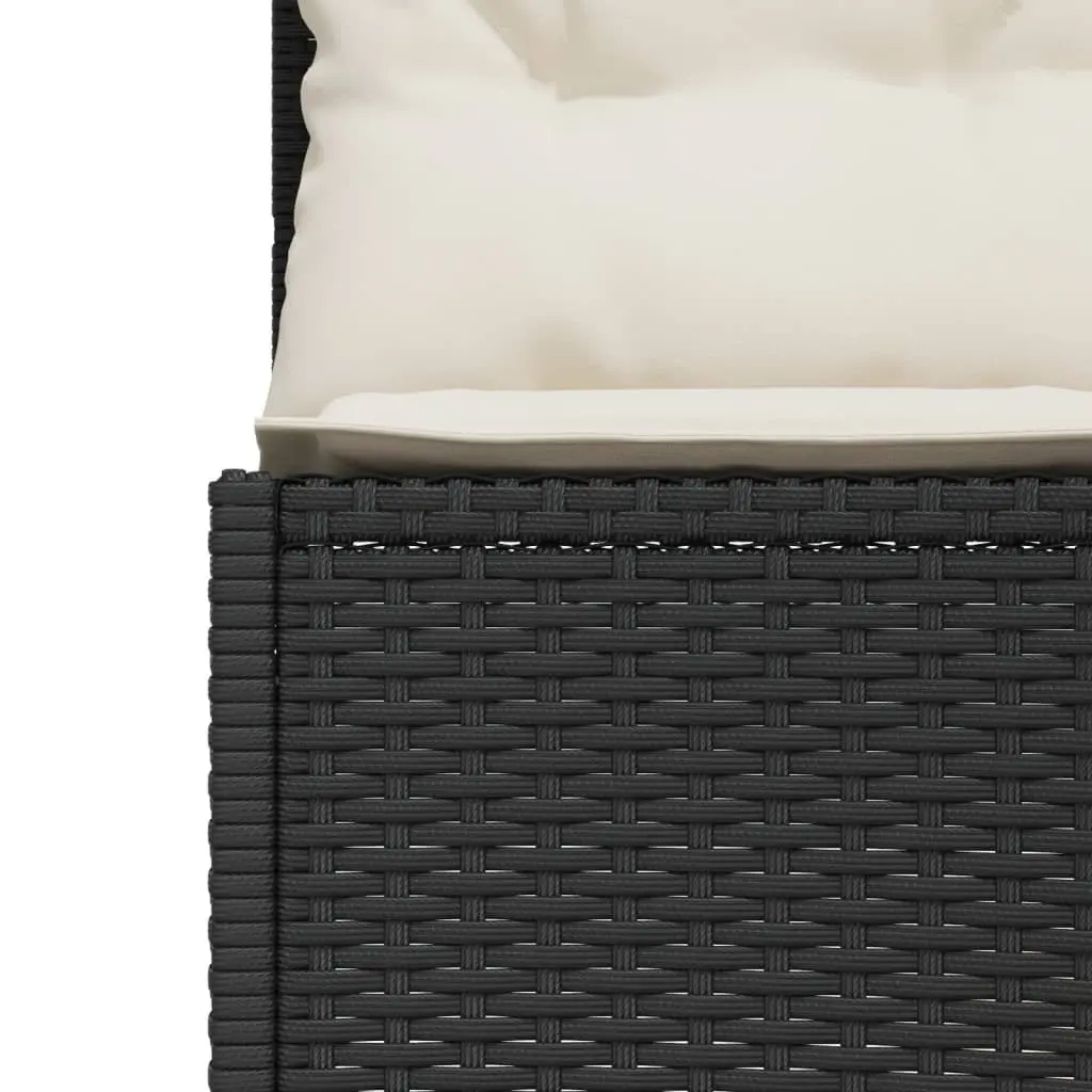 Half-Round Outdoor Sofa Set with Cushions and Table